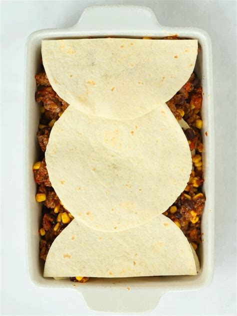 Mexican Lasagne Tortilla Bake