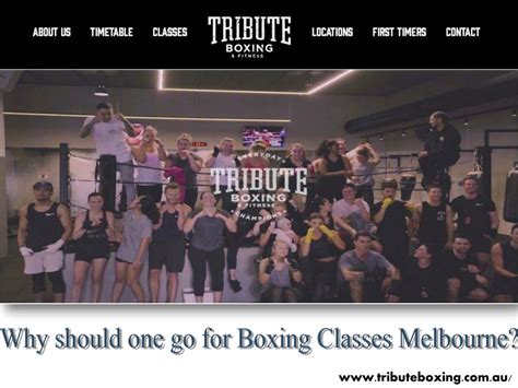 Ppt Why Should One Go For Boxing Classes Melbourne Powerpoint