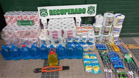 Carabineros Detuvo A Dos Individuos Por Robo De Decenas De Productos De