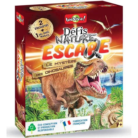 Acheter Défis Nature Escape Le Mystère des Dinosaures Ludifolie