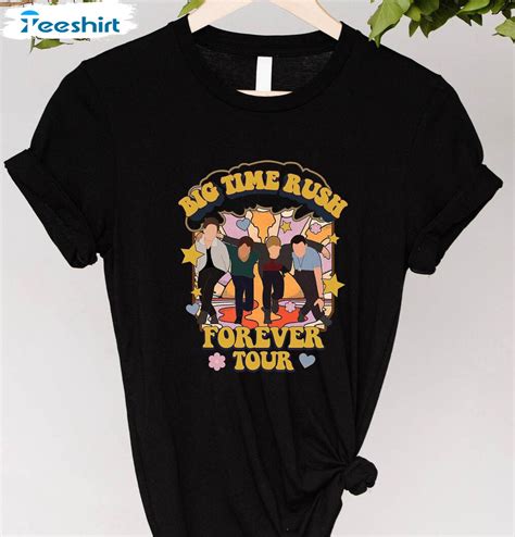 Big Time Rush Forever Tour Shirt, Vintage Big Time Rush World Tour ...