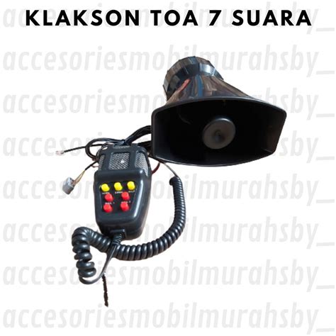 Jual Klakson Toa Suara Klakson Horn Sirine Patwal Polisi Patroli