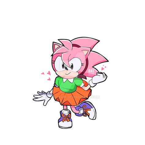 Classic Amy Rose By Deaream On Deviantart