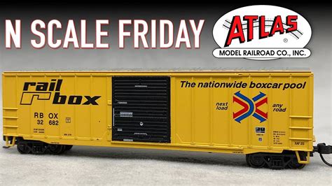 Railbox Boxcar Atlas Trainman N Scale Friday Youtube