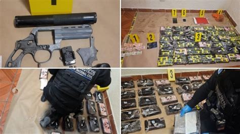 Incautan Un Arma De Fuego Paquetes Con Droga Y Moneda Extranjera En