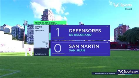 Def De Belgrano Y San Martín Sj Igualaron 1 1 Tyc Sports