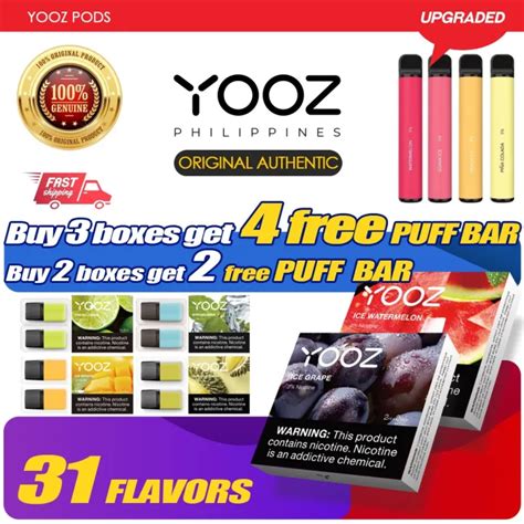 Yooz Pod Original Genuine Yooz Pods 2ml Pods Buy 4 Pods 2 Boxes Get