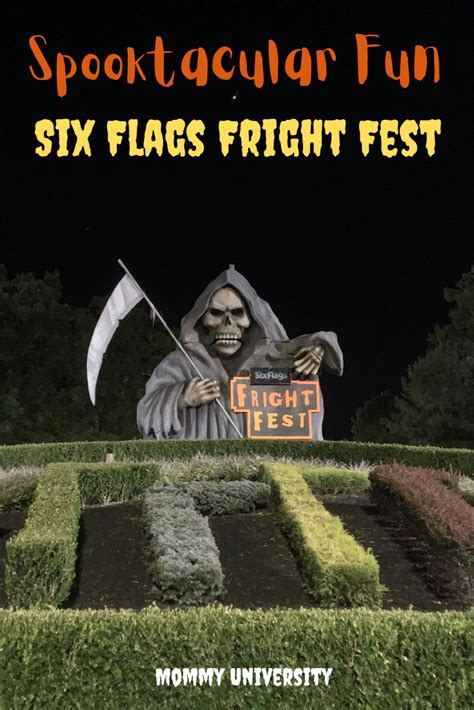 Spooktacular Fun At Six Flags Fright Fest Mommy University