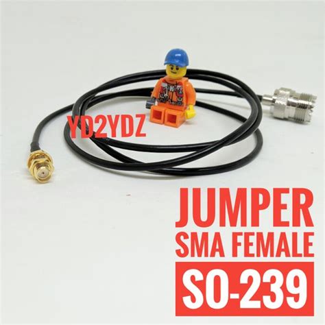 Jual Kabel Jumper Rg58 Sma Female To So239 Pigtail Adapter Konektor