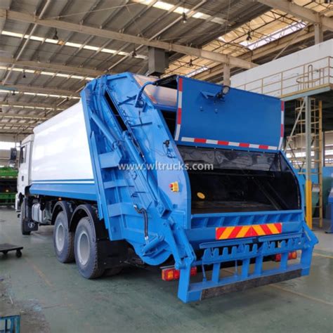 Wheel Shacman Cbm Waste Garbage Compactor Truck