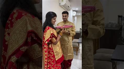 Bengali Bhaat Kapor Ceremony For North Indian Bride YouTube