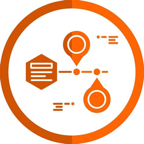 Placeholder Glyph Orange Circle Icon 41677447 Vector Art At Vecteezy