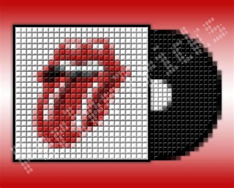 Bit Albums Series The Rolling Stones Sticky Fingers Etsy Pixel Art