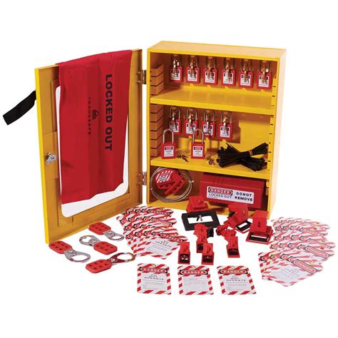 Tradesafe Lockout Tagout Station Cabinet Occupational Health Safety