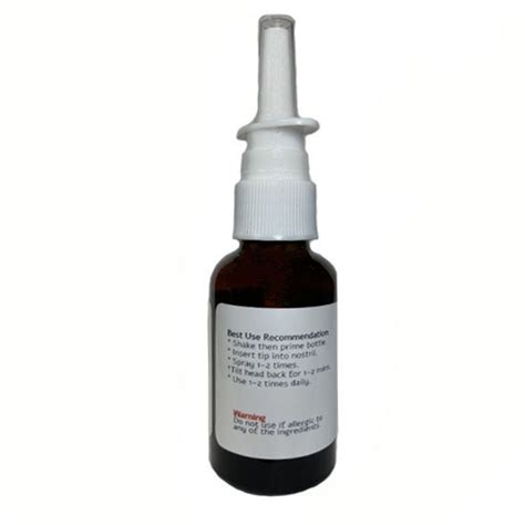 1 Povidone Iodine And Saline Nasal Spray 1 Oz In Glass Bottle Etsy