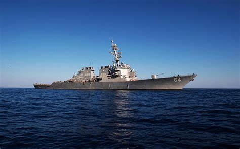 Destroyer Uss Carney Ddg Type Arly Burke Us Navy United States