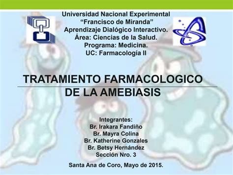 Tratamiento Para La Amebiasis Ppt