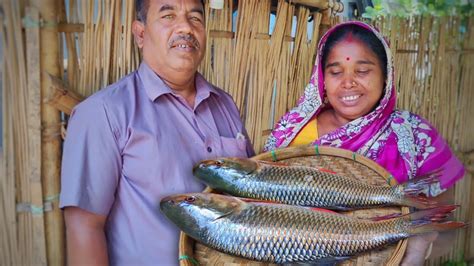 বাবা আজকে বাজার থেকে একজোড়া রুই মাছ কিনে আনলোrohu Fish Recipe Youtube