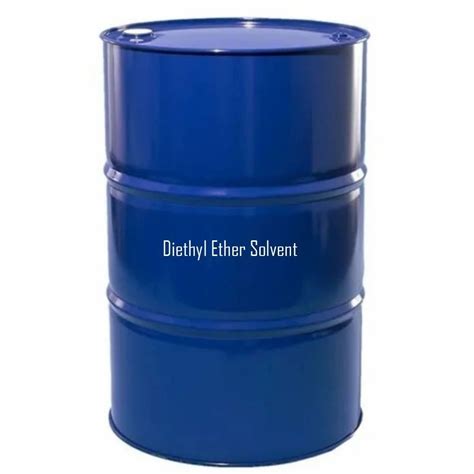 Industrial Grade Diethyl Ether Solvent 200 L Drum Greater Than 99 At