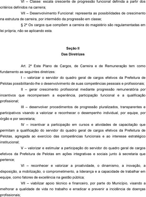 Projeto De Lei Plano De Cargos Carreira E RemuneraÇÃo Para Os