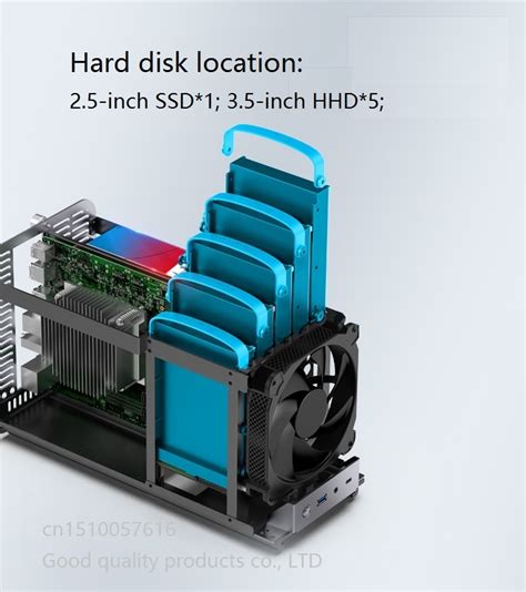 JONSBO N Case ITX NAS Server Home Office Storage All In One Multimedia Hard Disk Location Hot