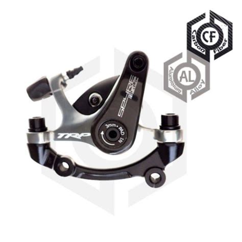 G Carbon Mechanical Disc Brake Caliper Dual Piston Actuated Trp