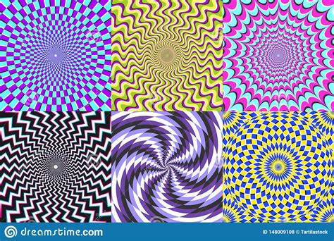 Psychedelic Spiral Optical Illusion Delusion Spirals And Colorful