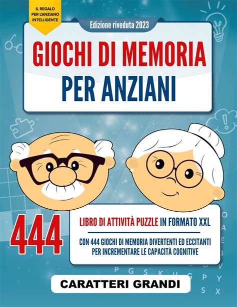 Giochi Di Memoria Per Anziani Libro Di Attivit Puzzle In Formato Xxl