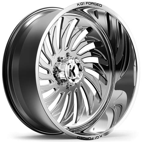 Kg1 Forged Kf008 Knox 22x10 Gloss Black Machined Rev Wheels And Rims