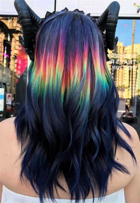 50 Super Cool Color Hairstyles For 2019 Haar Styling Einzigartige