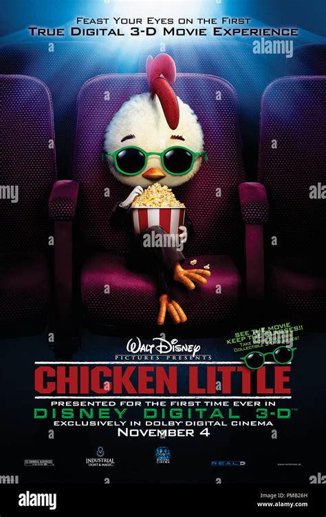 "Chicken Little" (2005) Poster Stock Photo - Alamy