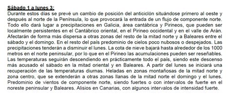 AEMET on Twitter Predicción Especial para la Semana Santa