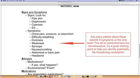 Patient Assessment Using Opqrst And Sample Youtube