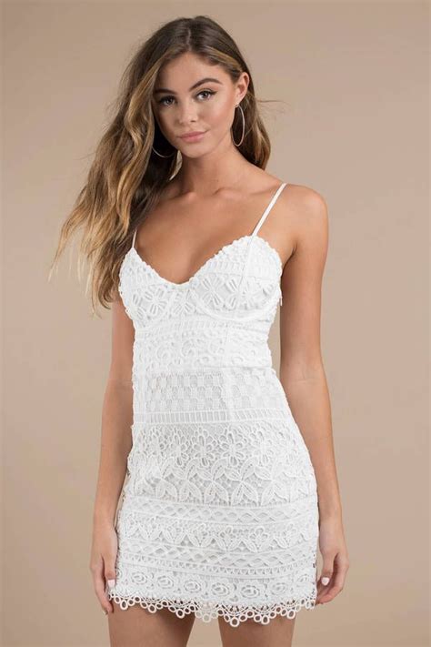 White Lace Bodycon Dress Bodycon Dress Formal Long Sleeve Bodycon