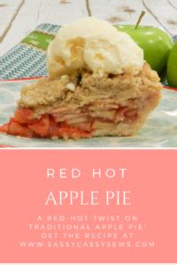 Red Hot Apple Pie Sassy Cassy S