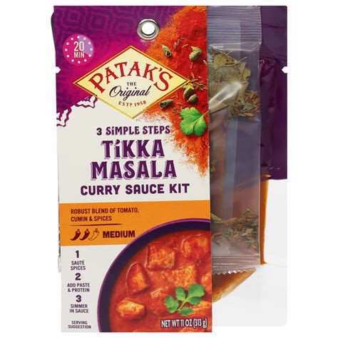 Save On Patak S Medium Tikka Masala Curry Sauce Kit Order Online