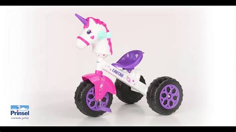 Prinsel Triciclo Trax Unicornio Youtube