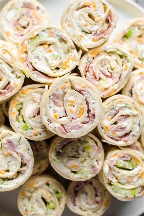 Tortilla Roll Ups Ham And Cheese Pinwheels Recipe The Cookie Rookie