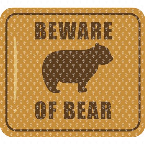 Beware of bear sign - Makers Gonna Learn