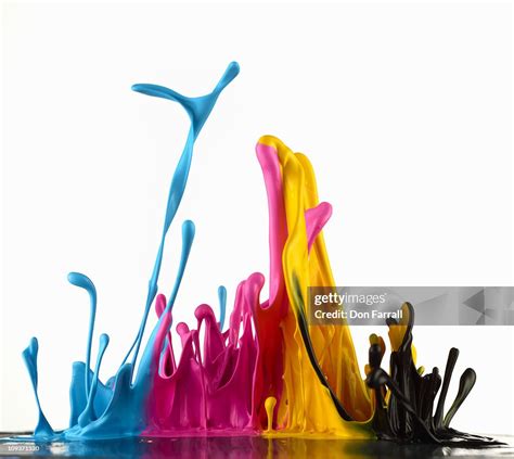 Cmyk Printing Ink High Res Stock Photo Getty Images