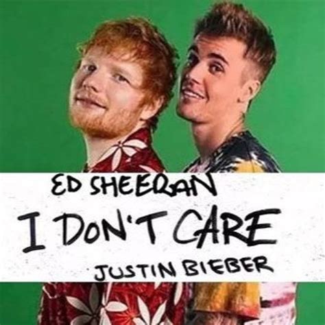 Stream Ed Sheeran, Justin Bieber - I Don't Care Acapella Instrumental ...