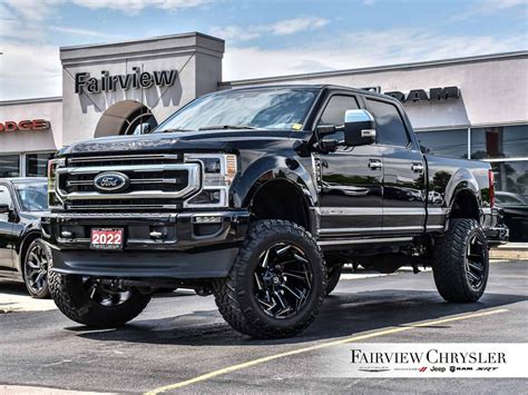 2022 Ford F 250 Platinum Crew Pano Roof Heated Cooled Leathe Burlington