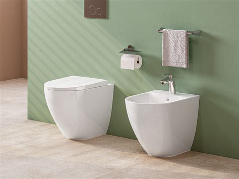 Wc A Terra Dakar Cm Rimless Filomuro Bianco Lucido Iperceramica