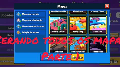 Zerando Todos Os Mapas De SG STUMBLE GUYS PT1 YouTube