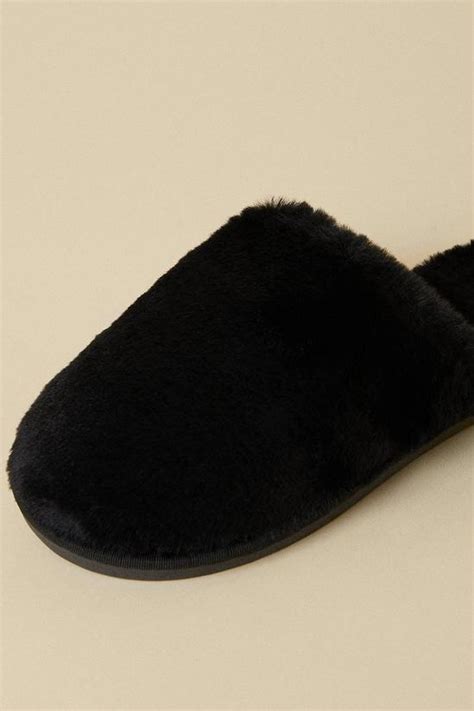 Flats Fluffy Mule Slipper Oasis