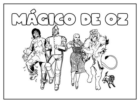 Desenhos Do M Gico De Oz Para Colorir Bora Colorir