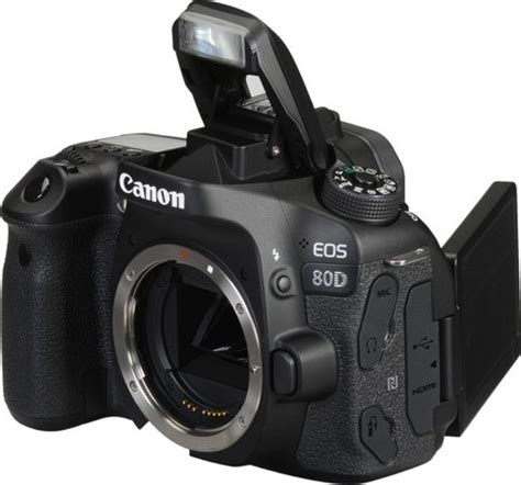 Canon EOS 80D Body Only 24 2 MP DSLR Camera Black Buy Best Price