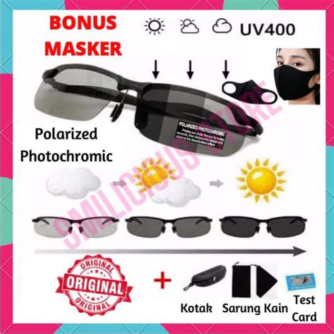 Jual Kacamata Polarized Photochromic Uv Anti Silau Ori Kacamata