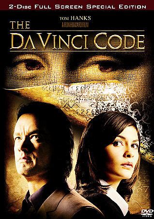 The Da Vinci Code Full Screen Two Disc Special Edition DVD VERY