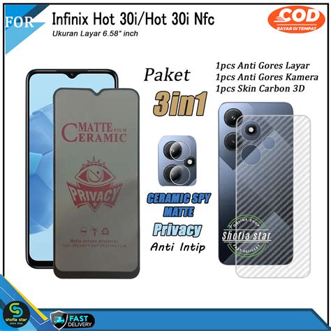 Jual Paket In Tempered Glass Ceramic Infinix Hot Hot I Pro Hot I Nfc Hot Hot